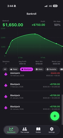 Bankroll Tracker screenshot
