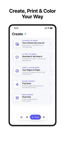 AI Color POP: Coloring Pages iPhone screenshot