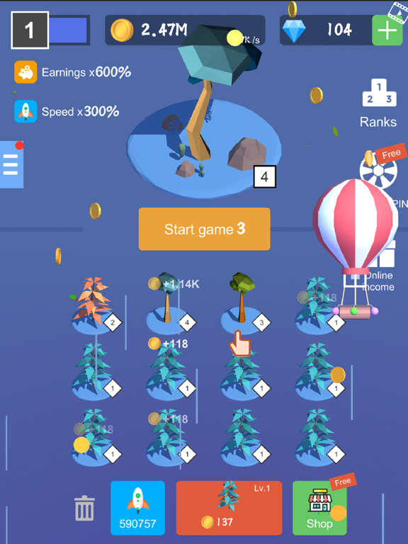 Screenshot #4 pour Tree Plant - Best Merge Games
