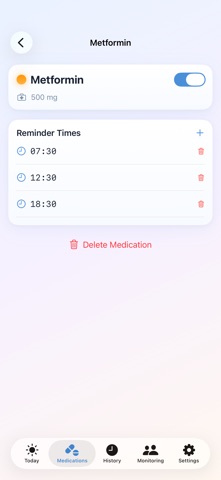 MedicationClock Pill Reminder Screenshot 2 of 5