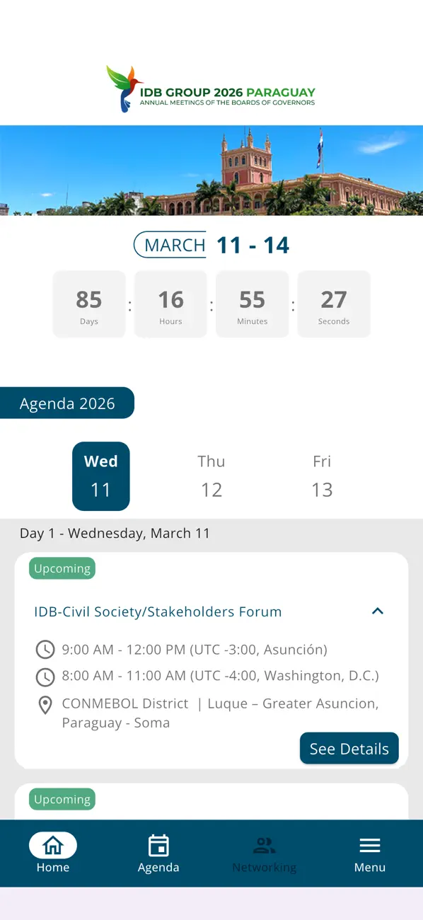 Screenshot #1 pour IDB Group Annual Meetings