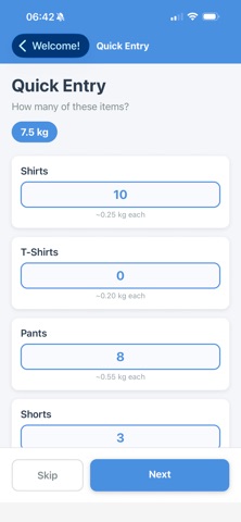 Luggage Planner screenshot