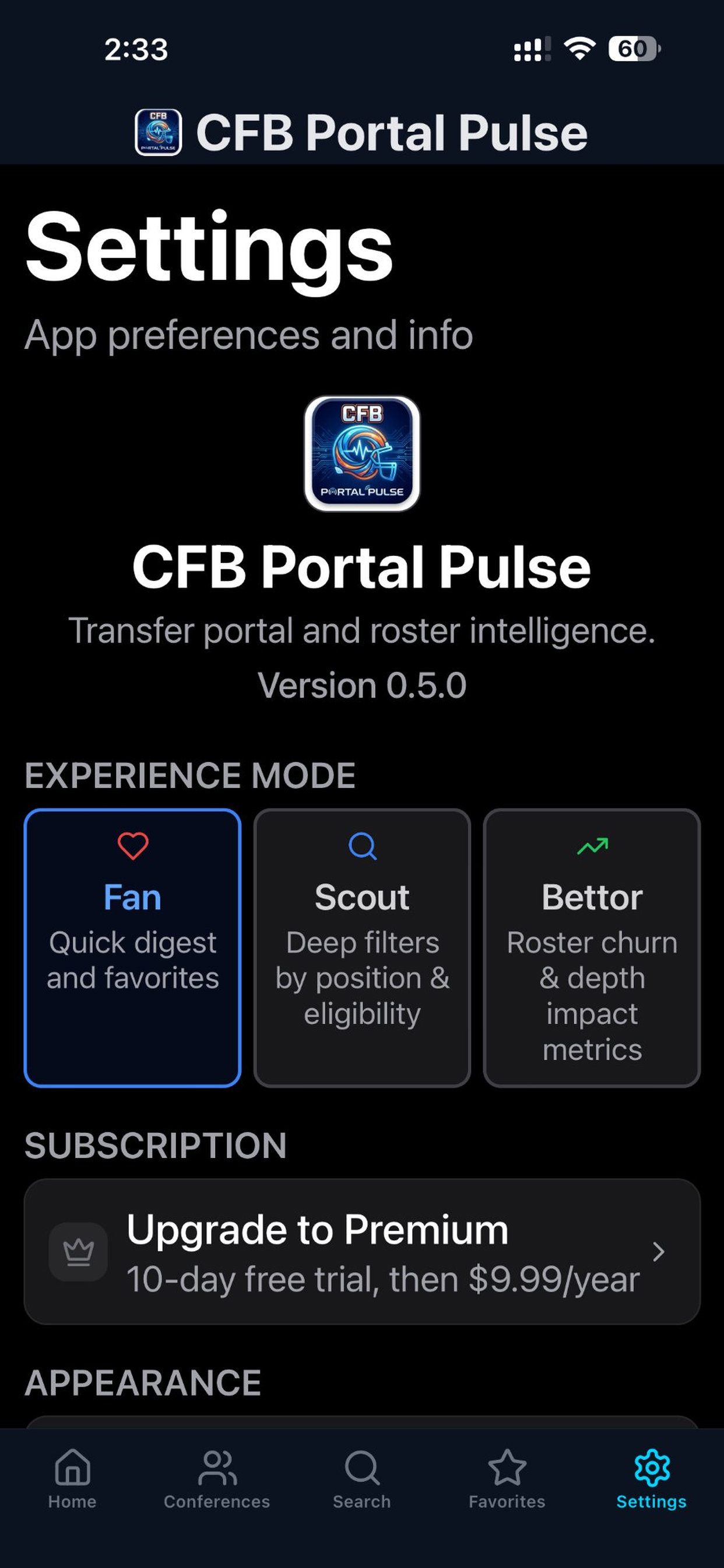 CFB Portal Pulse