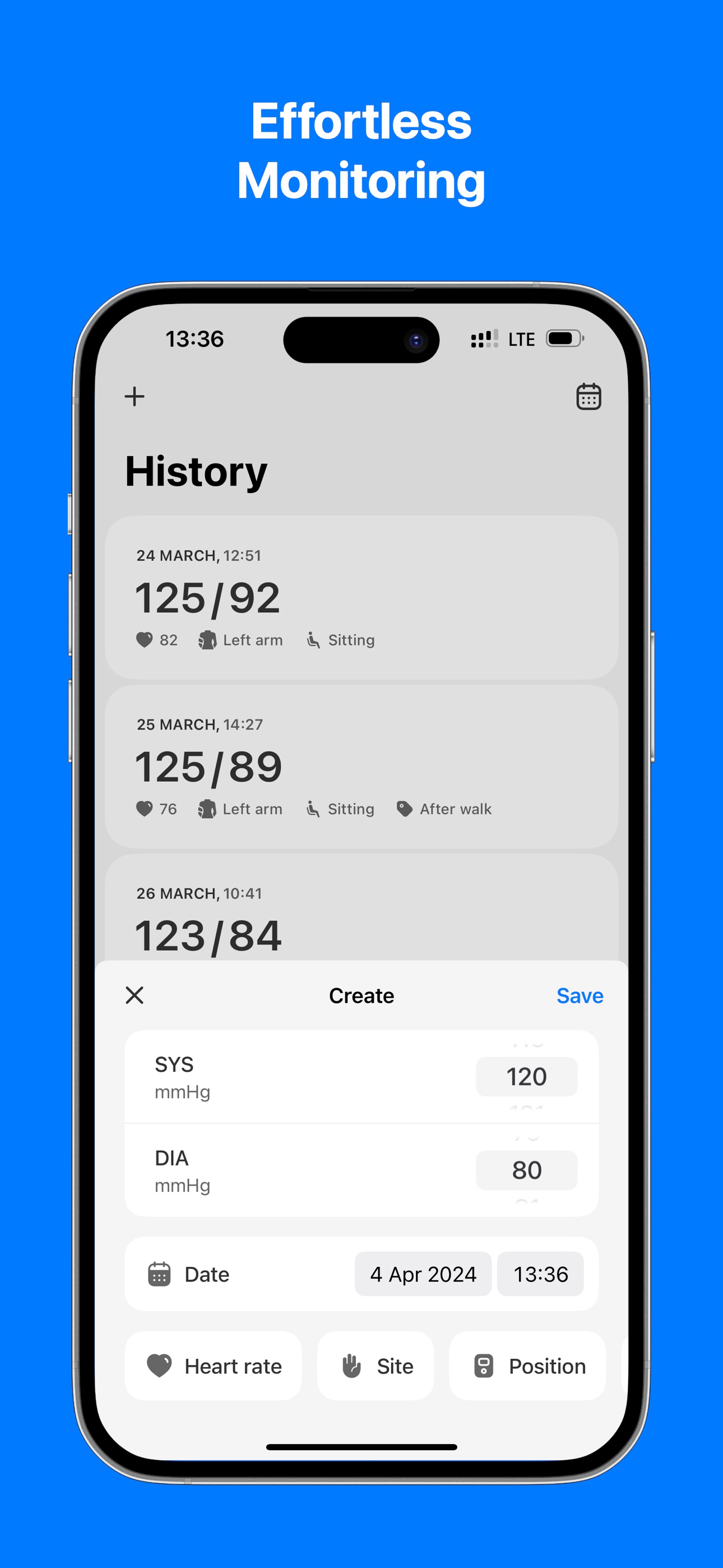 Blood Pressure.Tracker Monitor