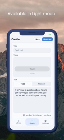 Vox - Offline Audio Generator screenshot