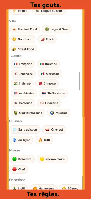 Shaki : recettes en un swipe screenshot 4