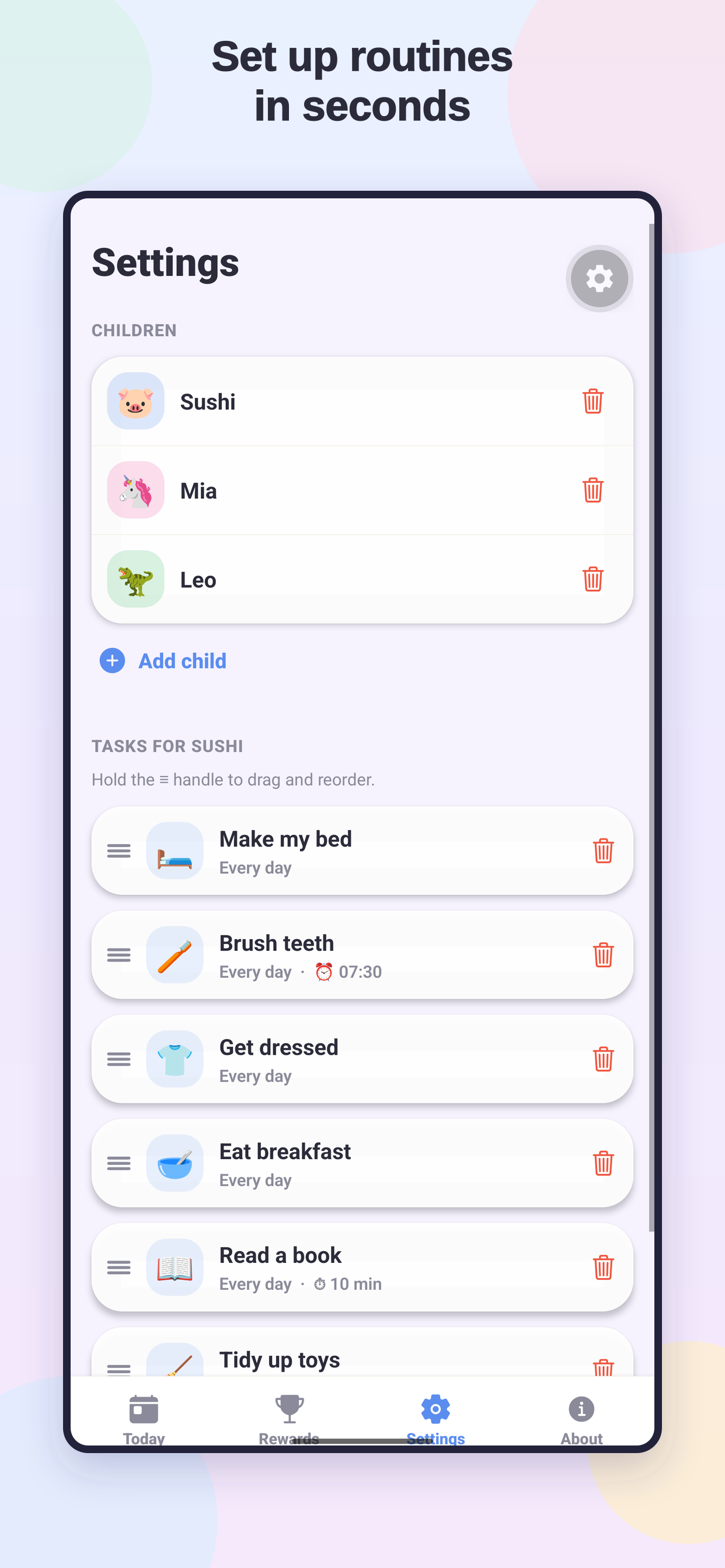 Kiddy Daily Tasks screenshot 6