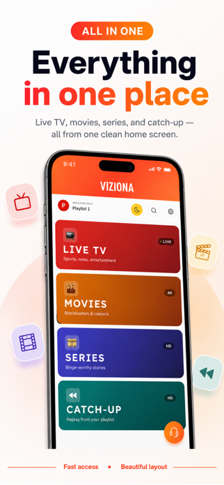 Viziona - IPTV Player Screenshot 3 of 10