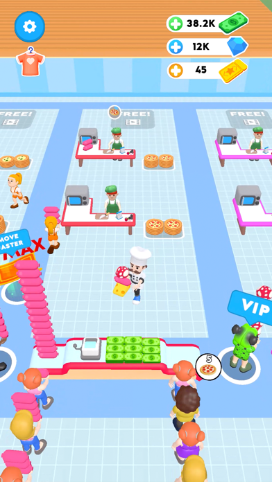 Pizza Rush - Idle Game Screenshot