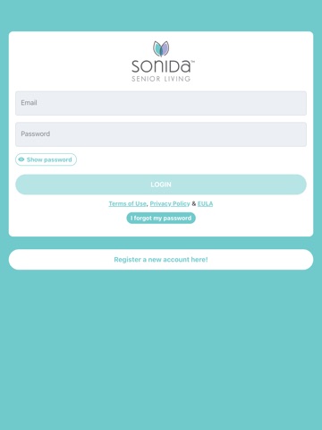Sonida Senior Living iPad screenshot