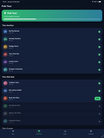 Swipe Darts: 501 & Cricket iPad screenshot
