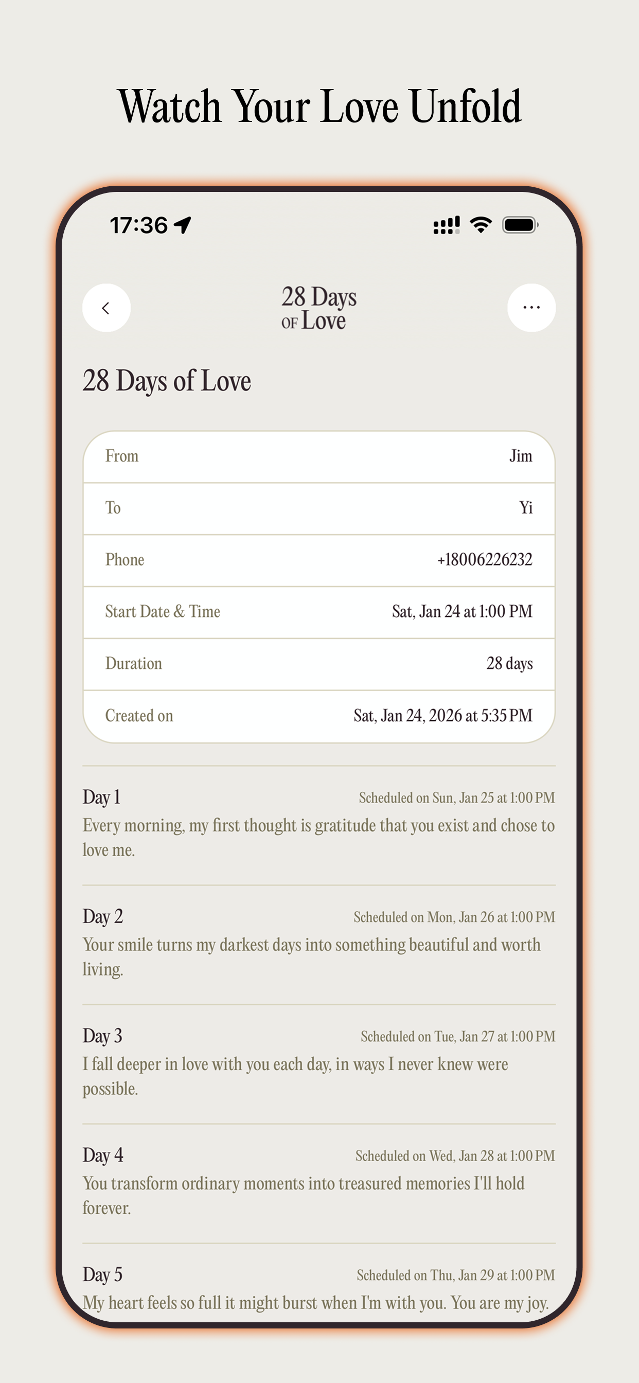 28 Days of Love screenshot 3
