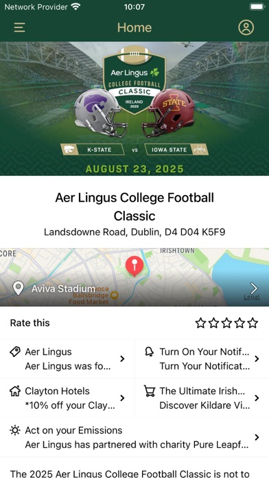 Aer Lingus Football Classic Screenshot