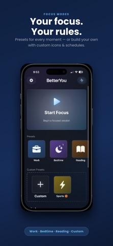 BetterYou: Screen Time Control iPhone screenshot
