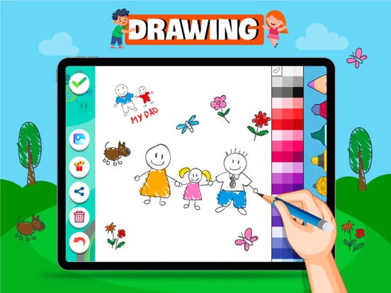 Screenshot #5 pour Kids Drawing, Doodle Painting