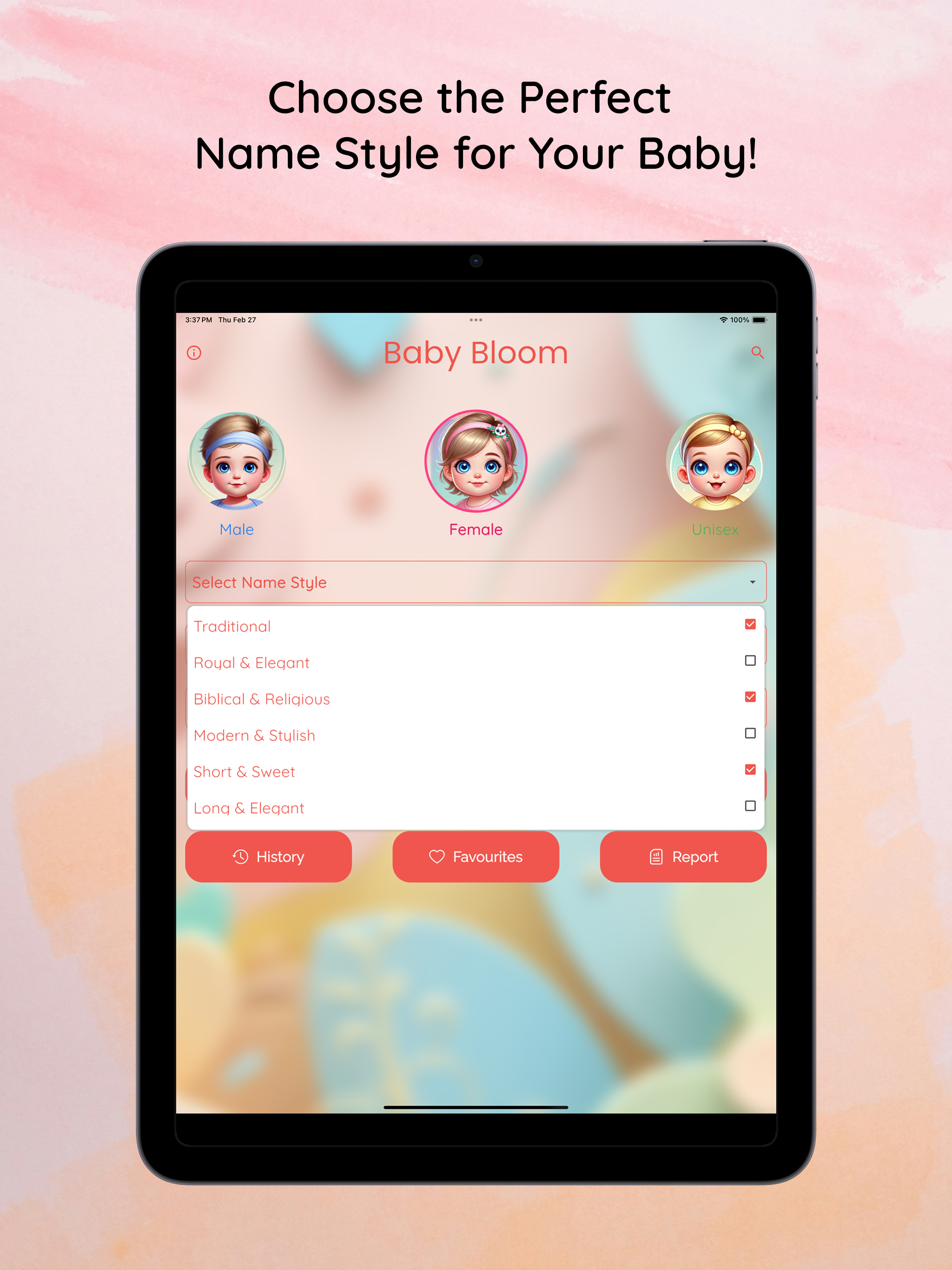 BabyBloom –Baby Name Generator