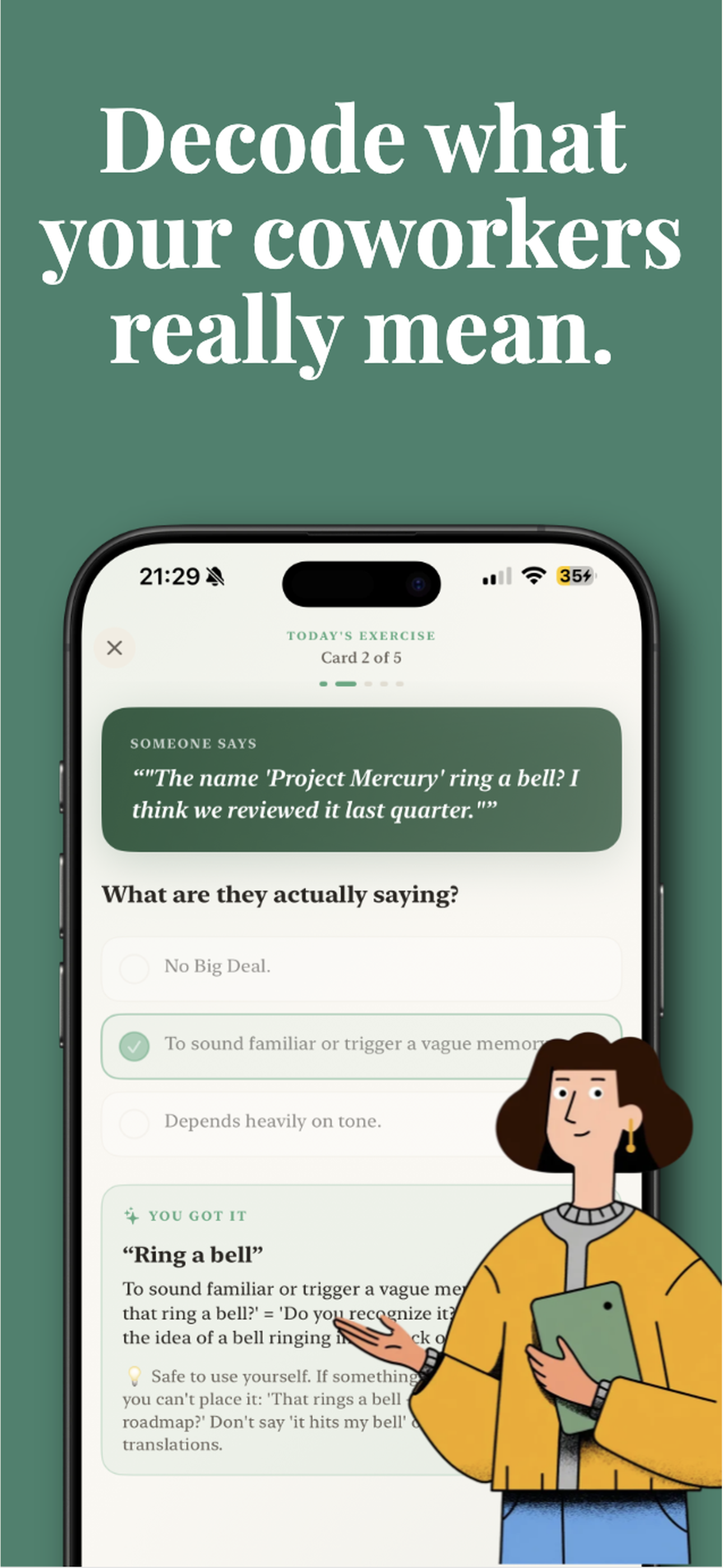 VizUp: Office English Coach screenshot 4