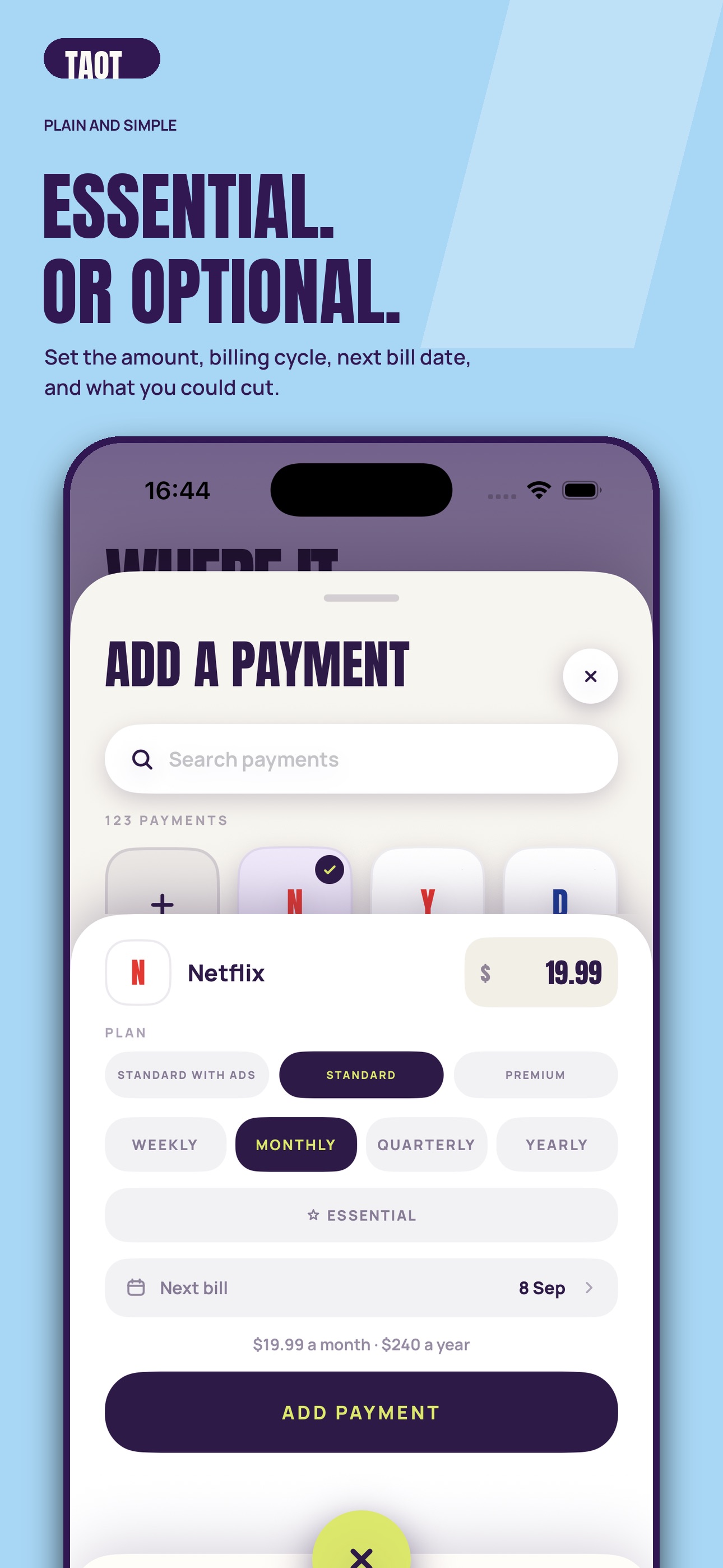 Screenshot 6 of TAOT – Subscription Tracker