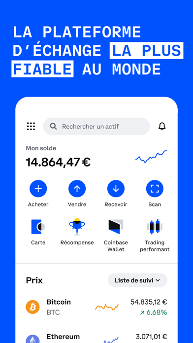 Screenshot #2 pour Coinbase: Acheter des bitcoins