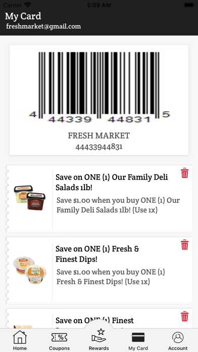 Fresh Market Rewards Screenshot
