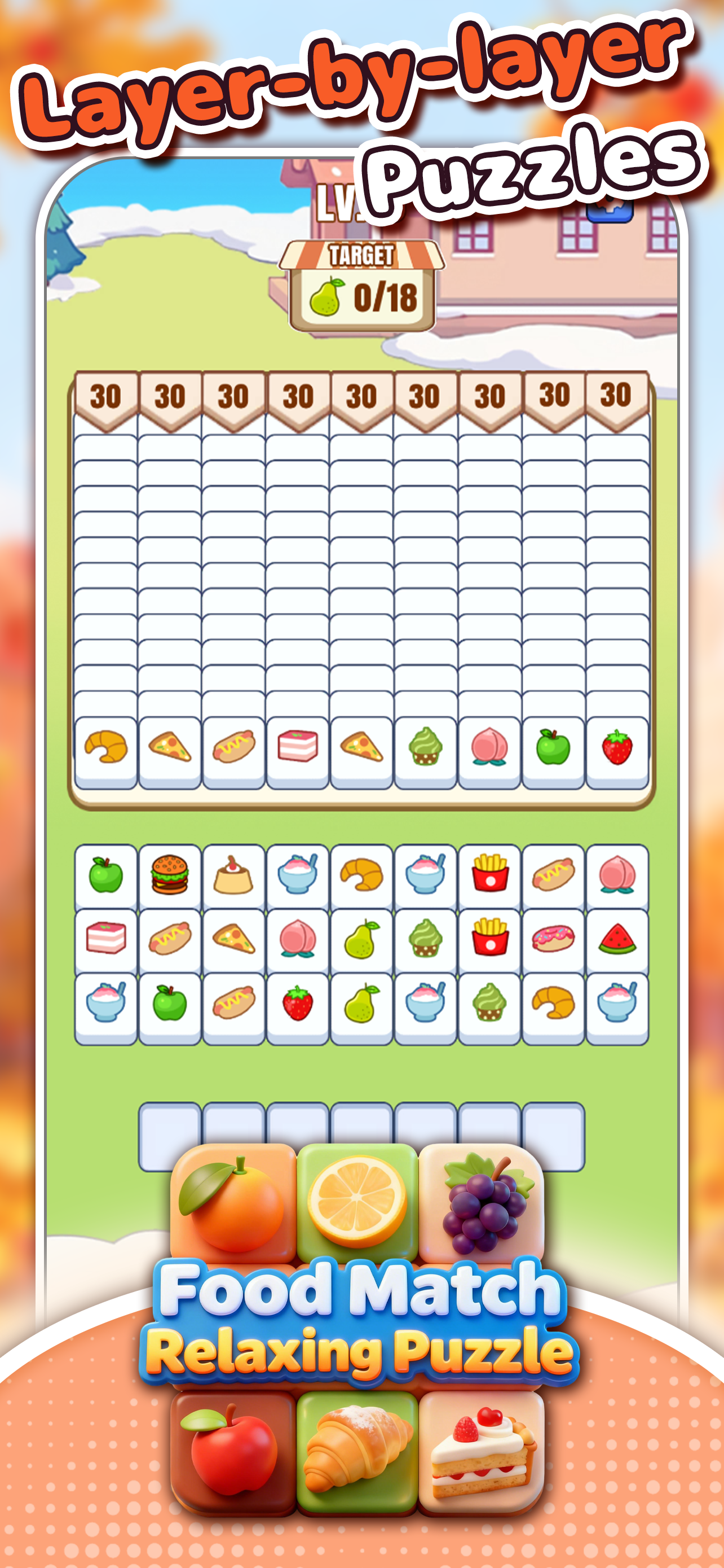 Food Match - Relaxing Puzzle screenshot 3