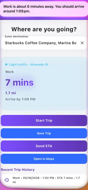 QuickETA App screenshot 5 of 5