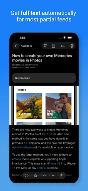Newsify: RSS Reader screenshot 3