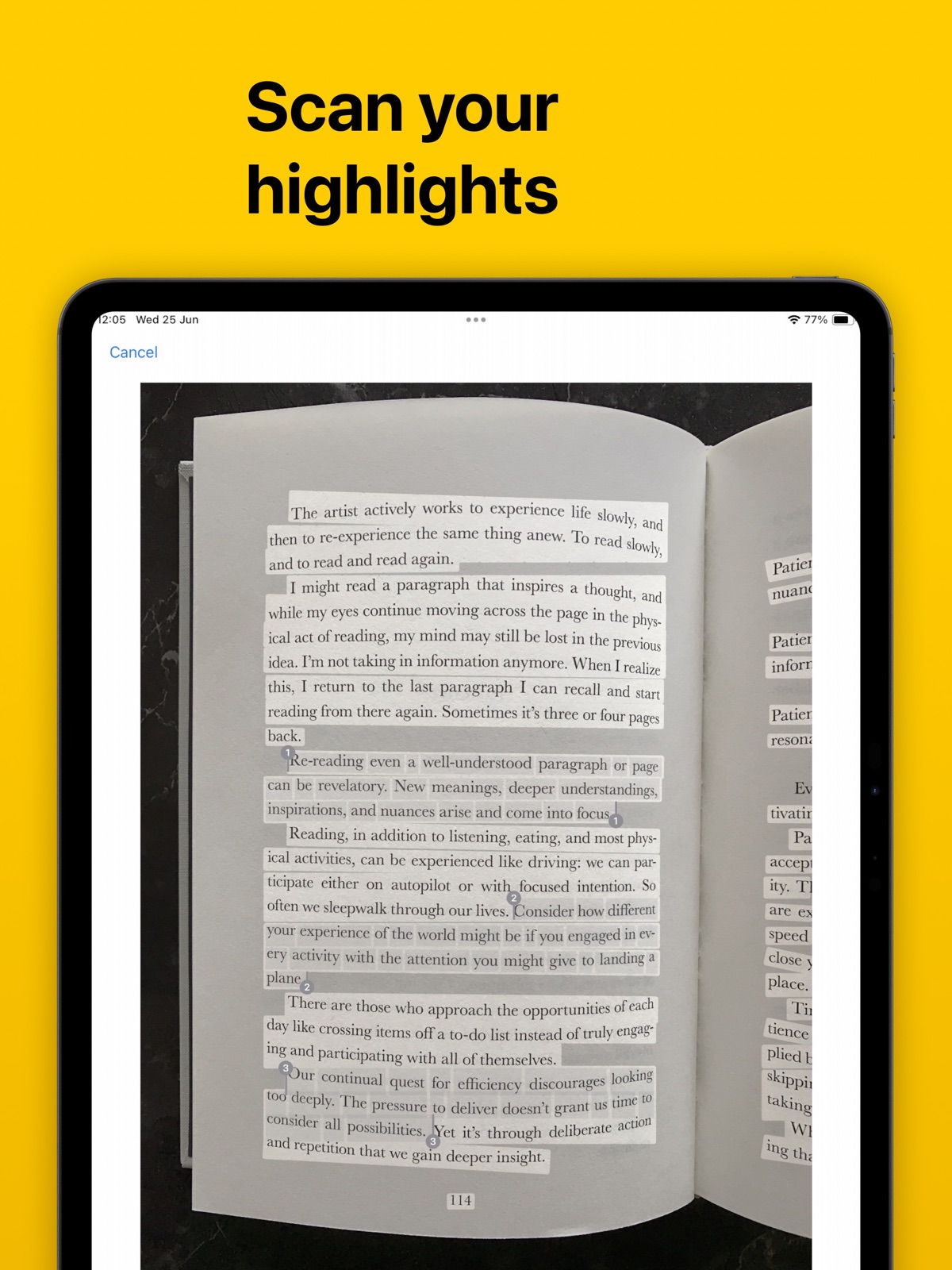 Book Tracker: Highlighted ipad screenshot 1
