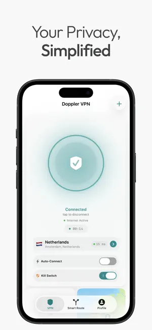 Doppler VPN screenshot 2