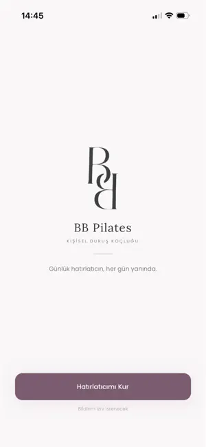 BB Pilates Postür Hatırlatıcı screenshot 1