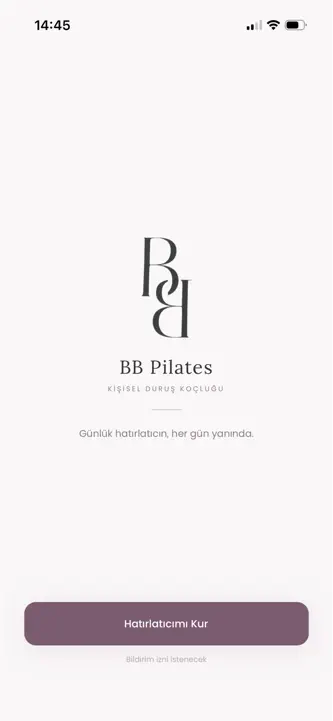 BB Pilates Postür Hatırlatıcı screenshot 1