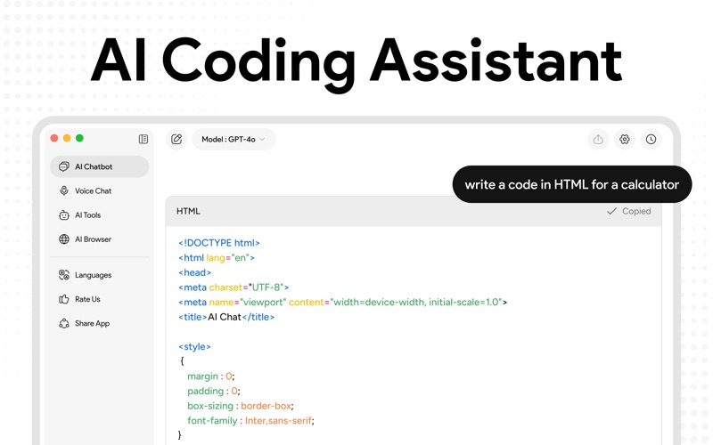 Chatbot - Ask AI Anything 5.6 iPhone screenshot