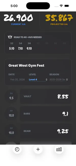 Chalk: Gymnastics Tracker screenshot 4