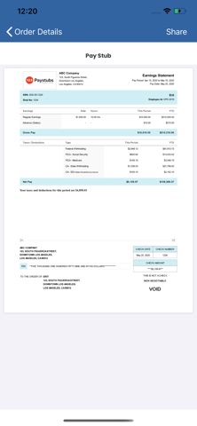 Paycheck: Paystub Generator Screenshot 7 of 8