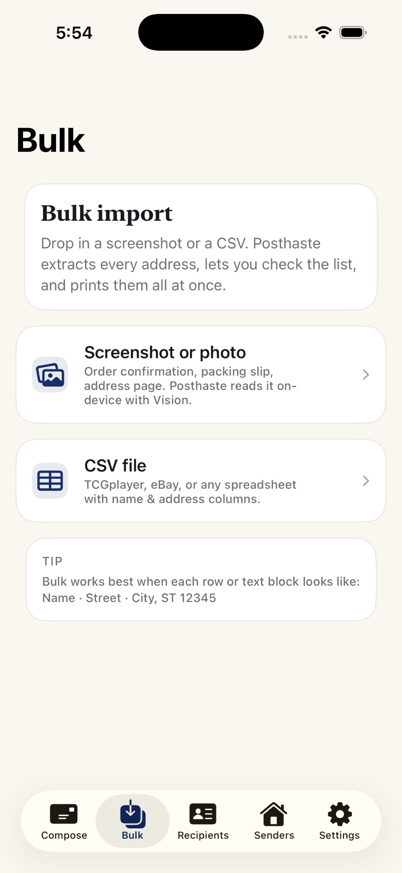 Posthaste: PWE Envelope Print