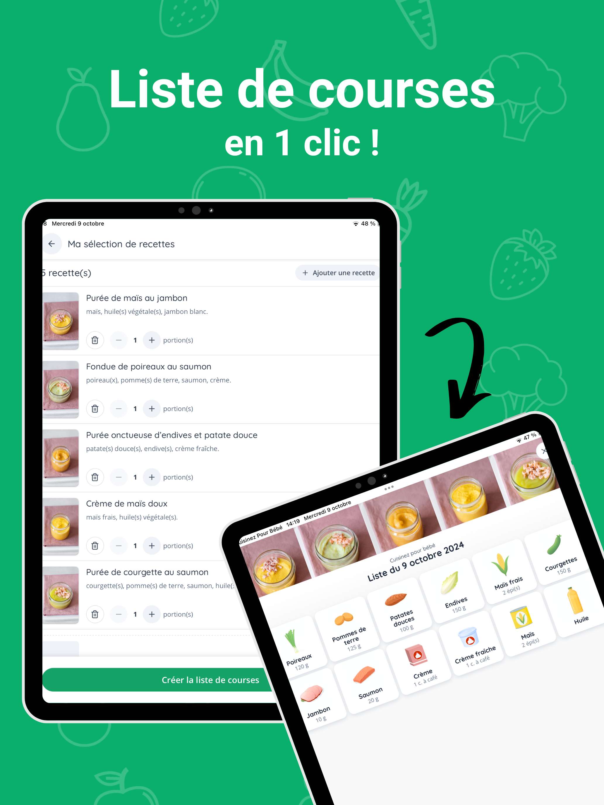 Cuisinez pour bébé