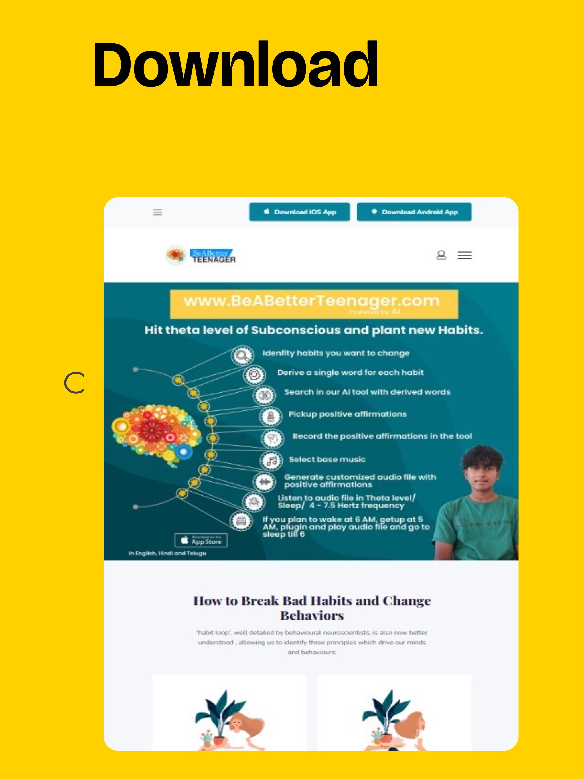 Better teenager: build habits