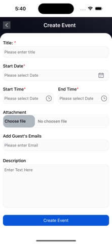 Projecio Calendar screenshot