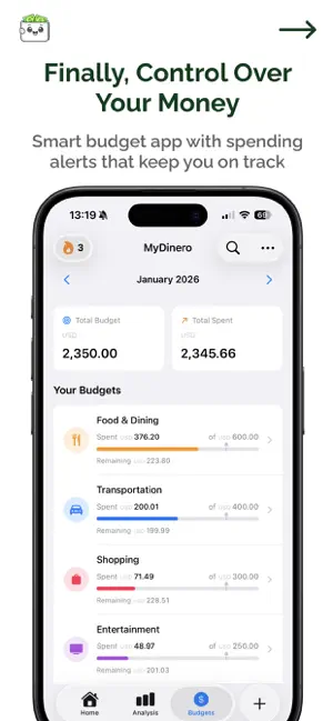 Expense Tracker: MyDinero screenshot 3