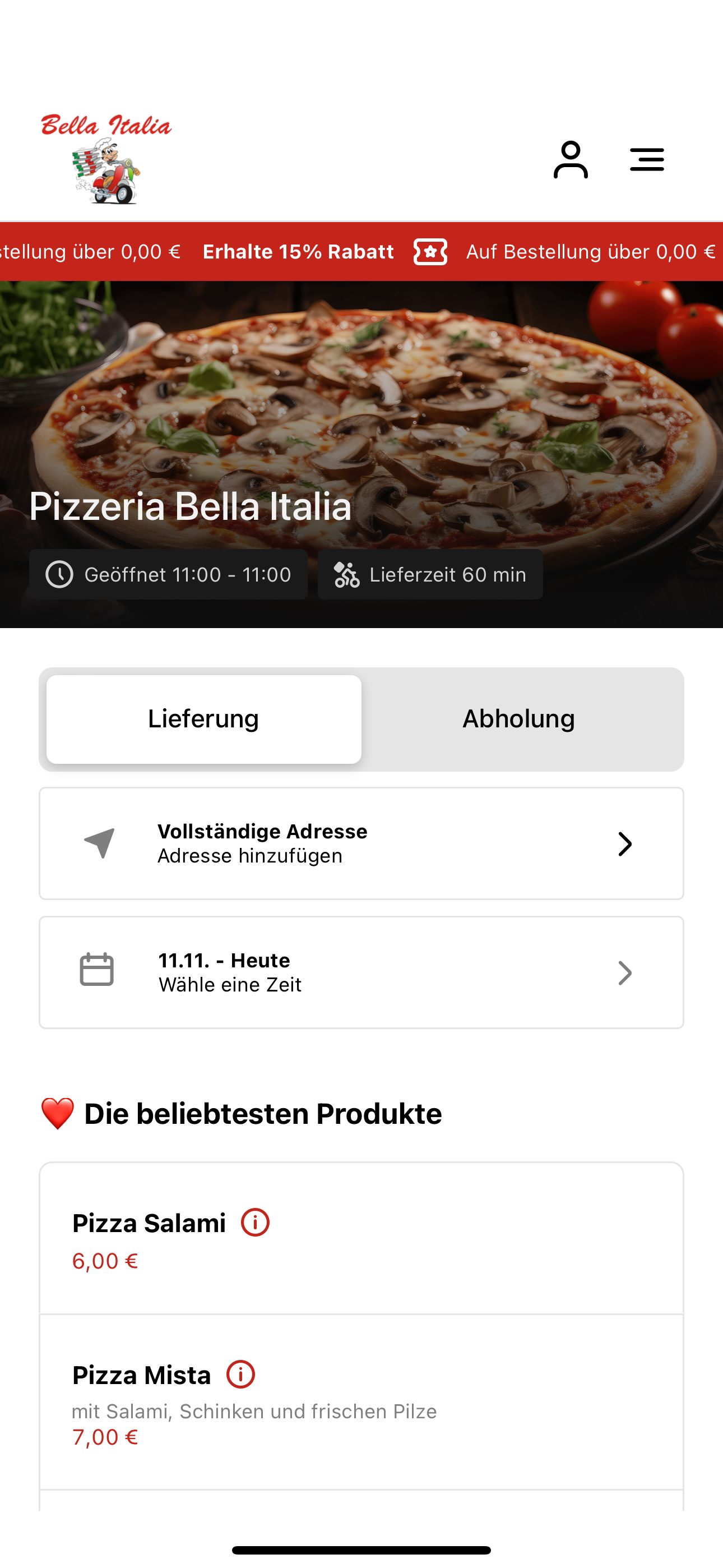 Pizzeria Bella Italia Germany