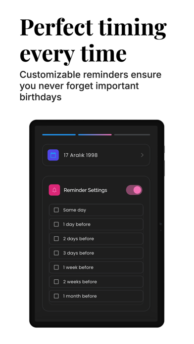 Smart Birthday: Reminder Screenshot 7 of 8