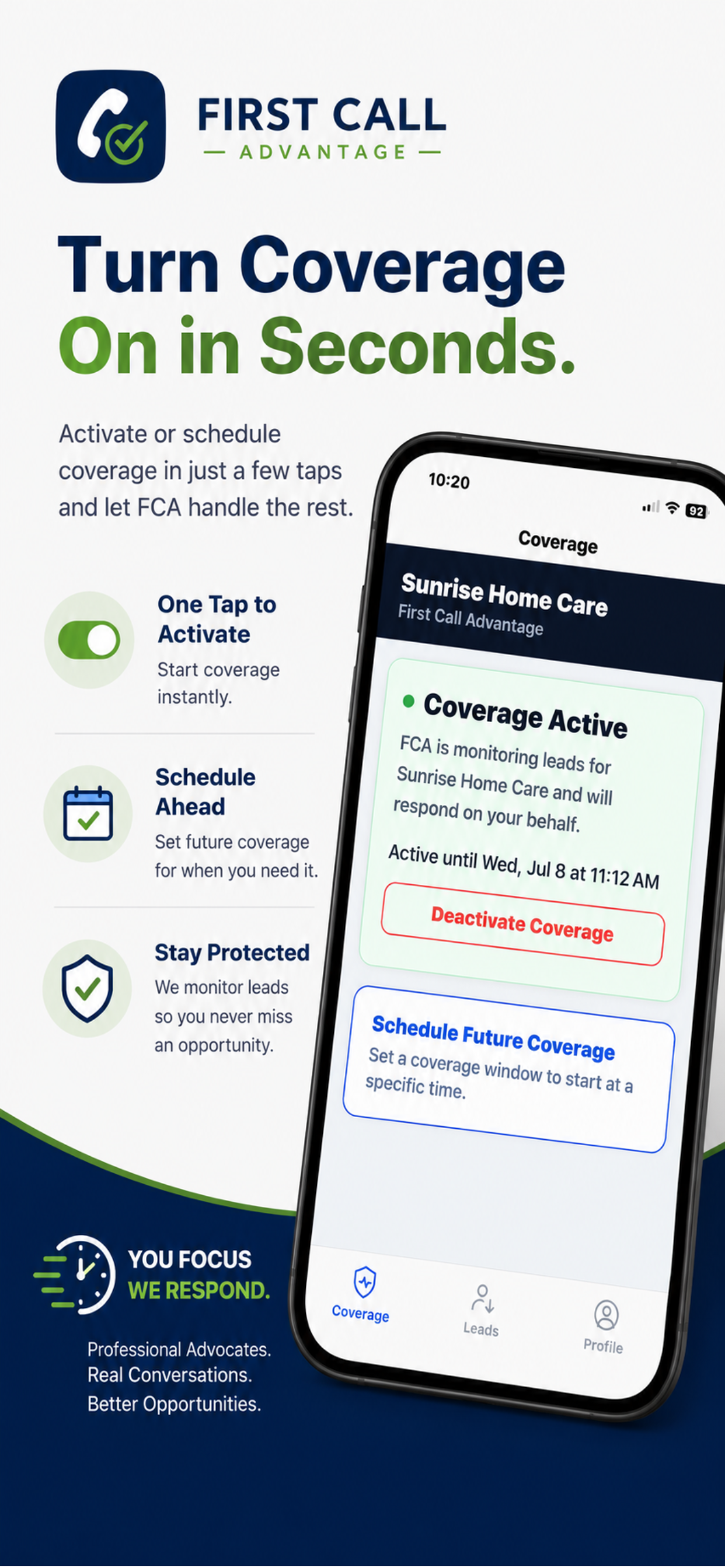 First Call Advantage screenshot 2