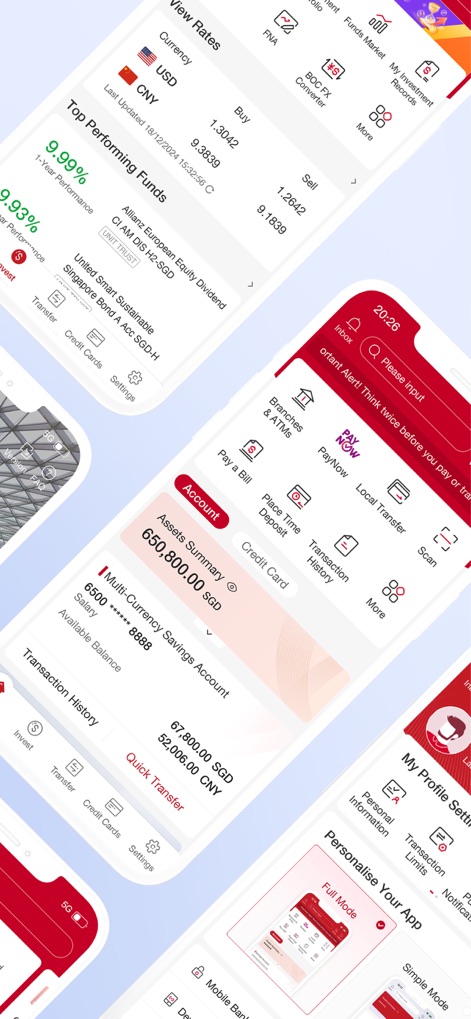 Bank of China - 本アプリでは、リアルタイムの通貨レート表示とトップパフォーミング投資ファンドのパフォーマンス情報を通じて、資産状況を包括的に把握できます。
