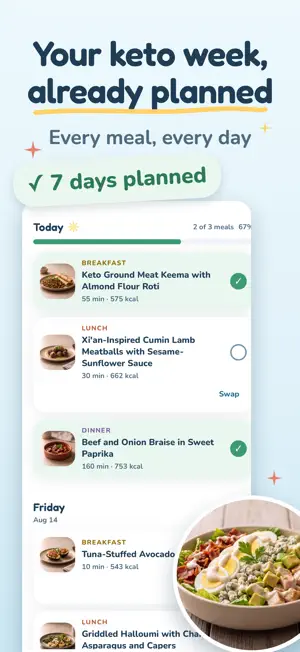 Mealione: Keto Meal Plan screenshot 1