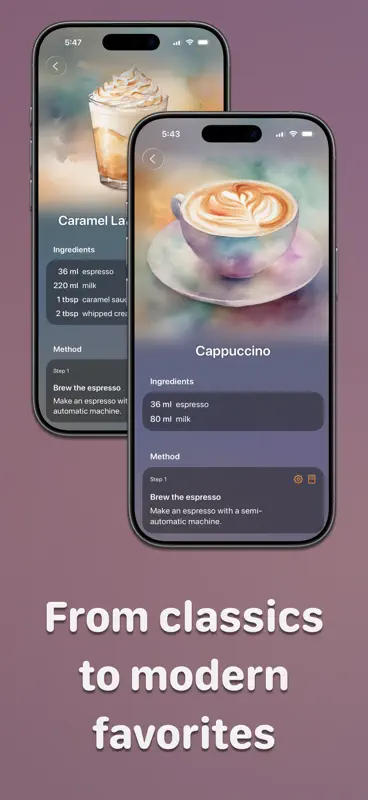Breve: Coffee Recipes screenshot 2 of 9