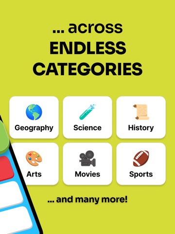 General Knowledge Trivia Quiz. iPad screenshot