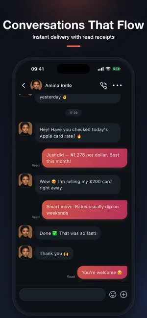 CardMeet - Chat screenshot 2
