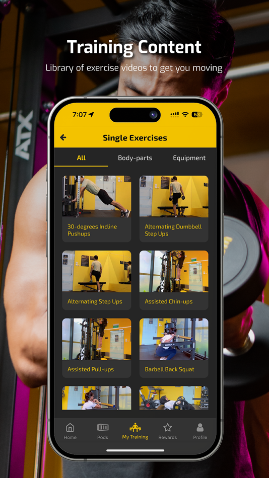 #6. The Gym Pod (iOS) Bởi: Immortals Pte, Ltd