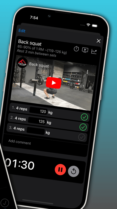 Haile Training Workout planner Screenshot