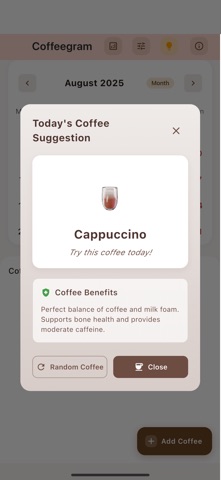 Coffeegram: Coffee Tracker Screenshot 4 of 5